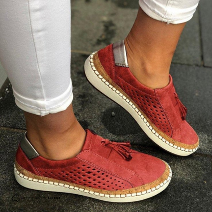 Solara | Women’s Perforated Slip-On Flats