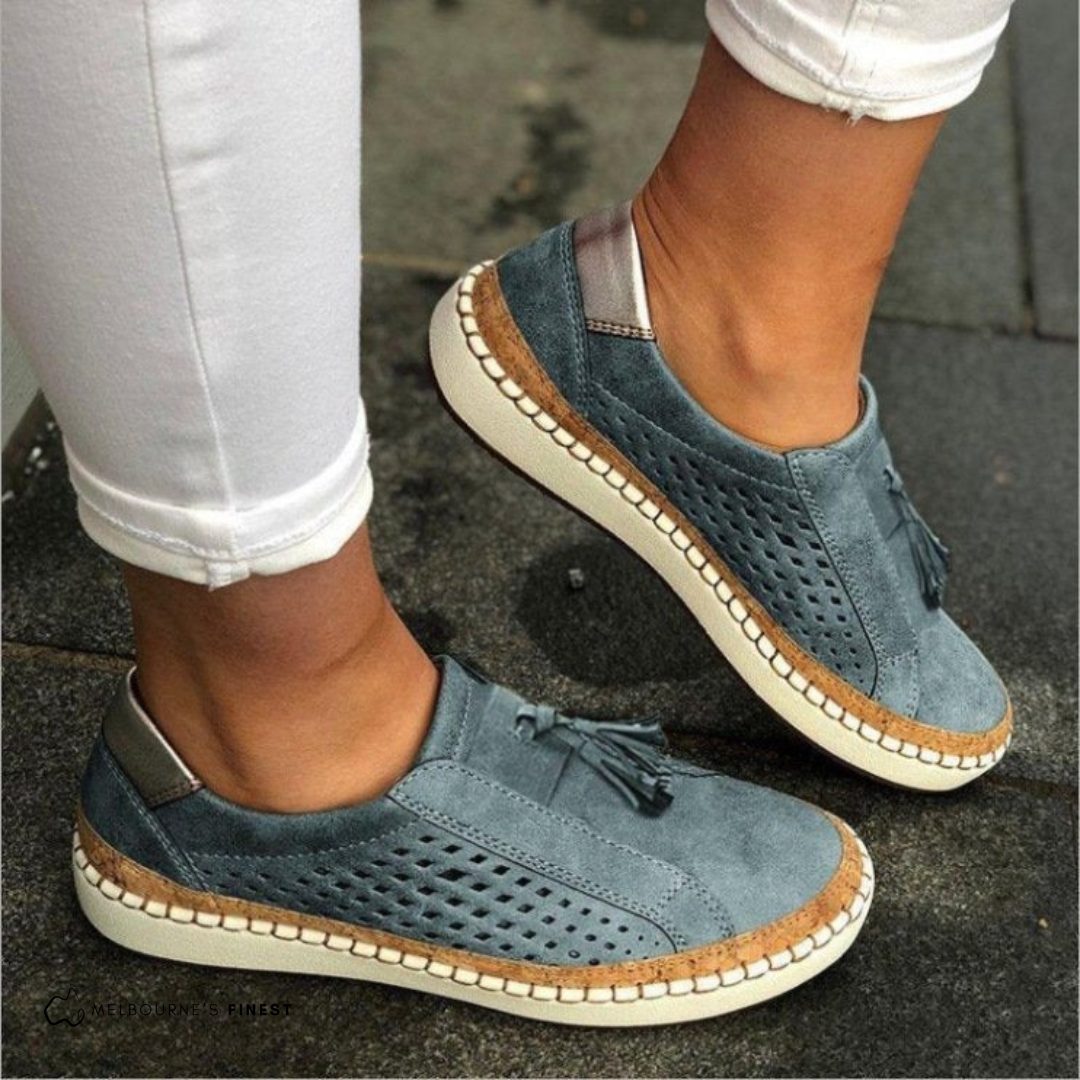 Solara | Women’s Perforated Slip-On Flats
