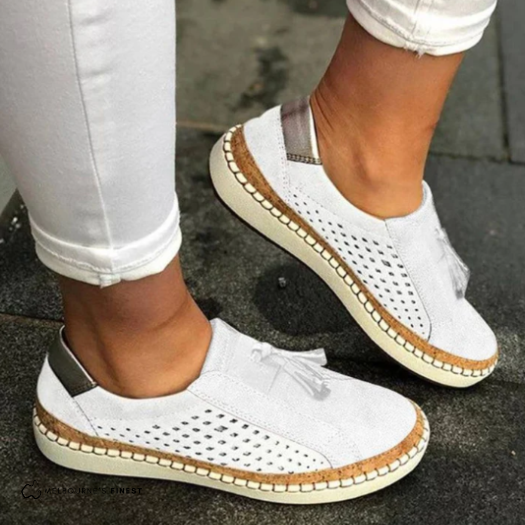 Solara | Women’s Perforated Slip-On Flats