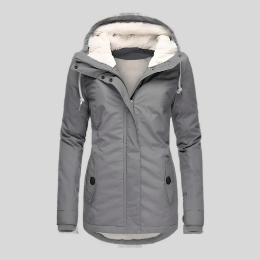 Brittany | Women’s Long Hooded Weather-Proof Jacket