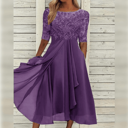 Violette | Women’s Elegant Chiffon Dress