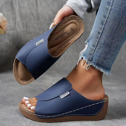 Amy | Women’s Slip-On Wedge Sandals