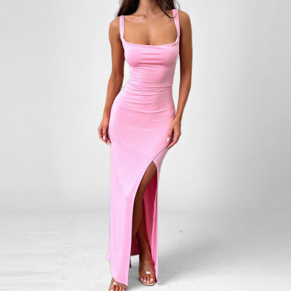 Carmelle | Women’s Sleeveless Split Formal Evening Maxi Dress
