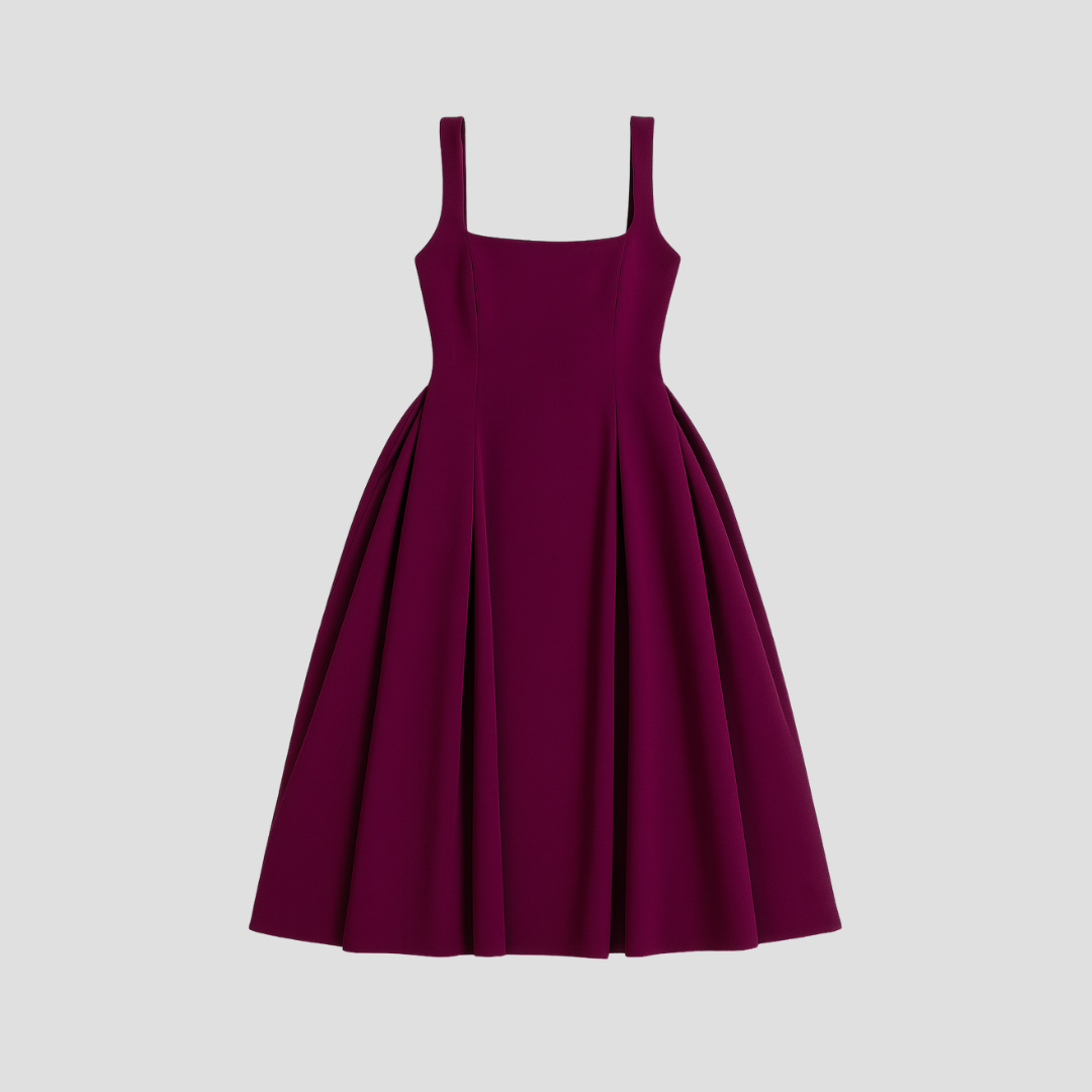 Ardeline | Women’s Elegant Pleated Midi Dress
