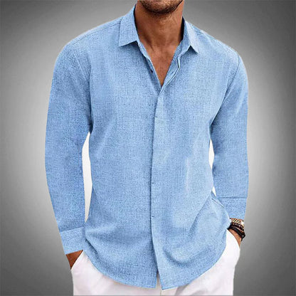 Sebastian | Men’s Premium Linen Blend Shirt