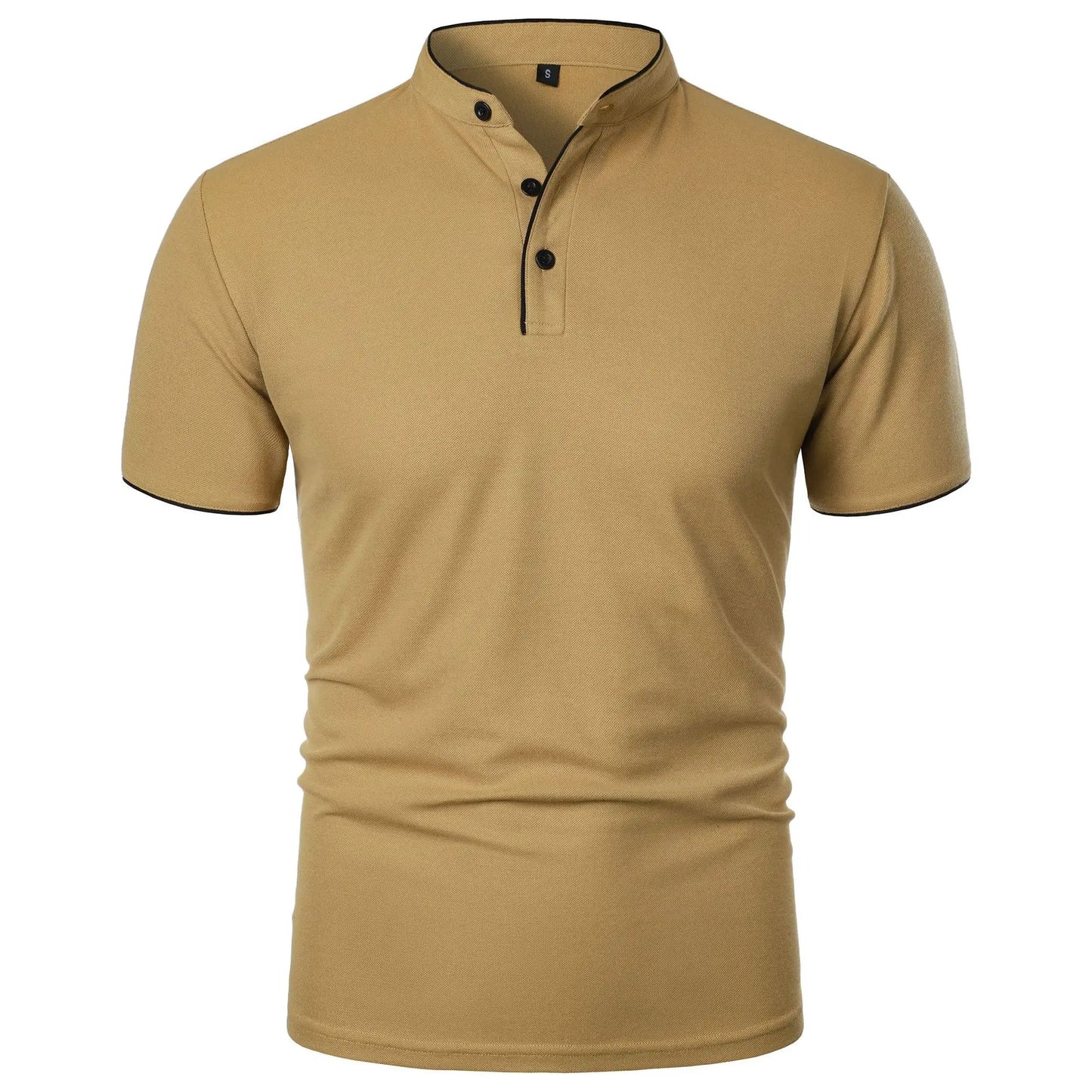 Atticus | Men’s Casual Mandarin Collar Polo Shirt