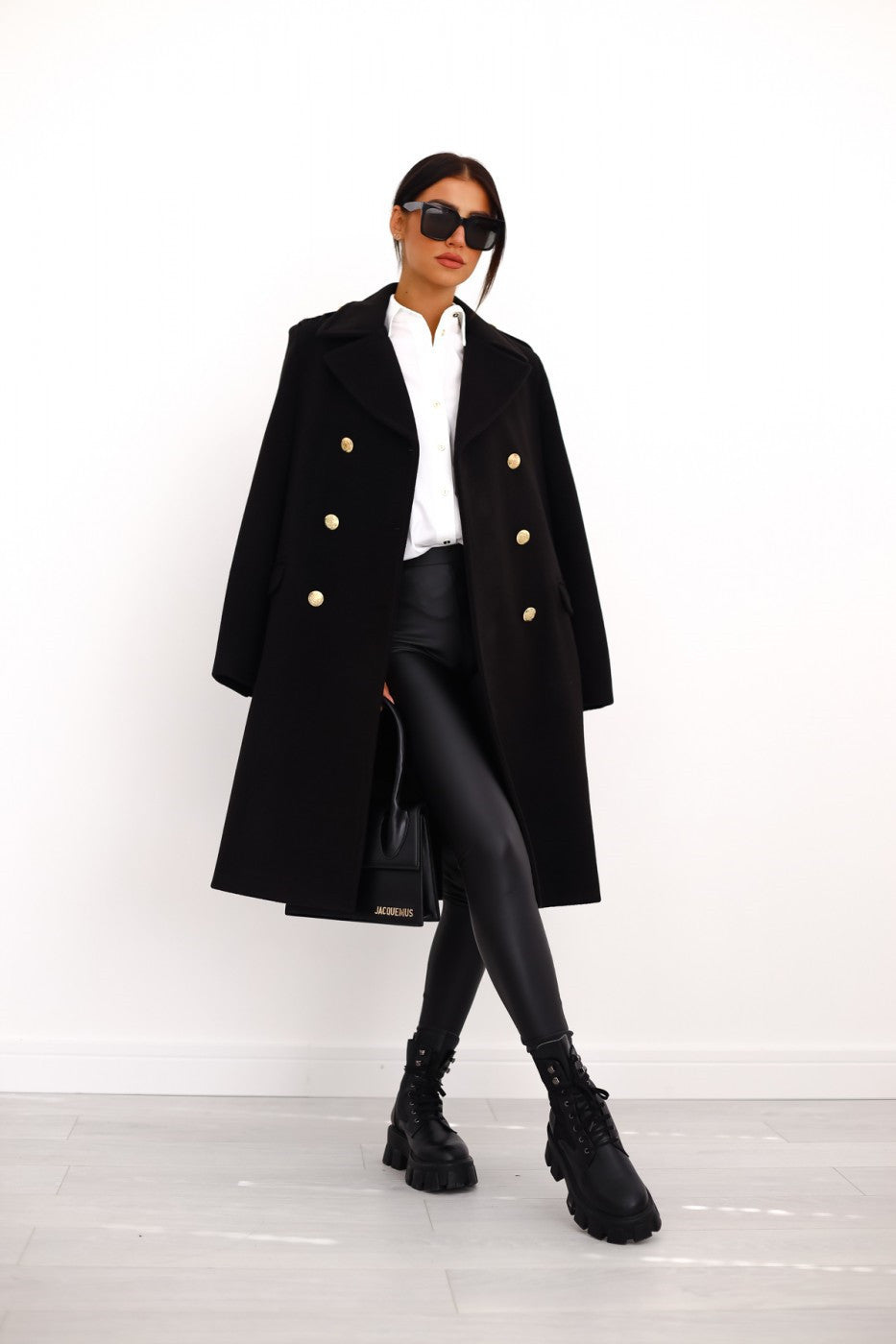 Adelynn | Women’s Long Double-Breasted Statement Coat