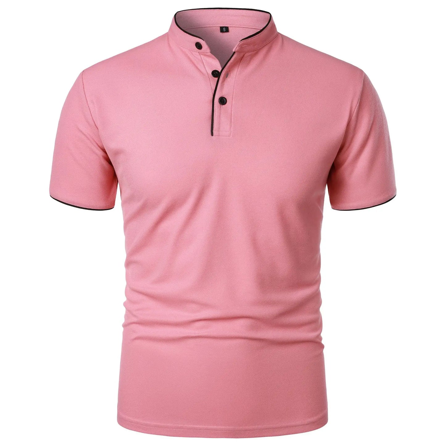 Atticus | Men’s Casual Mandarin Collar Polo Shirt
