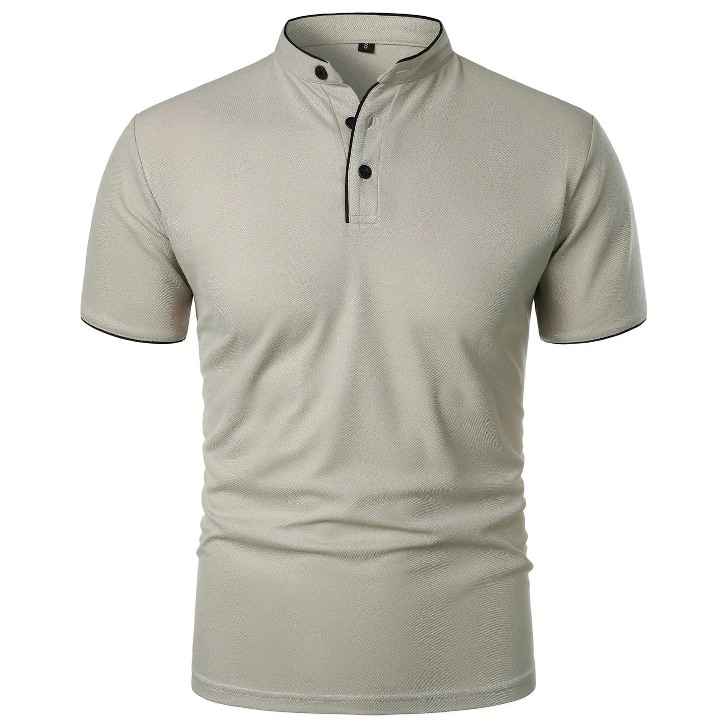 Atticus | Men’s Casual Mandarin Collar Polo Shirt