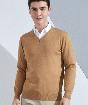 Truce | Men’s Slim-Fit V-Neck Wool Sweater