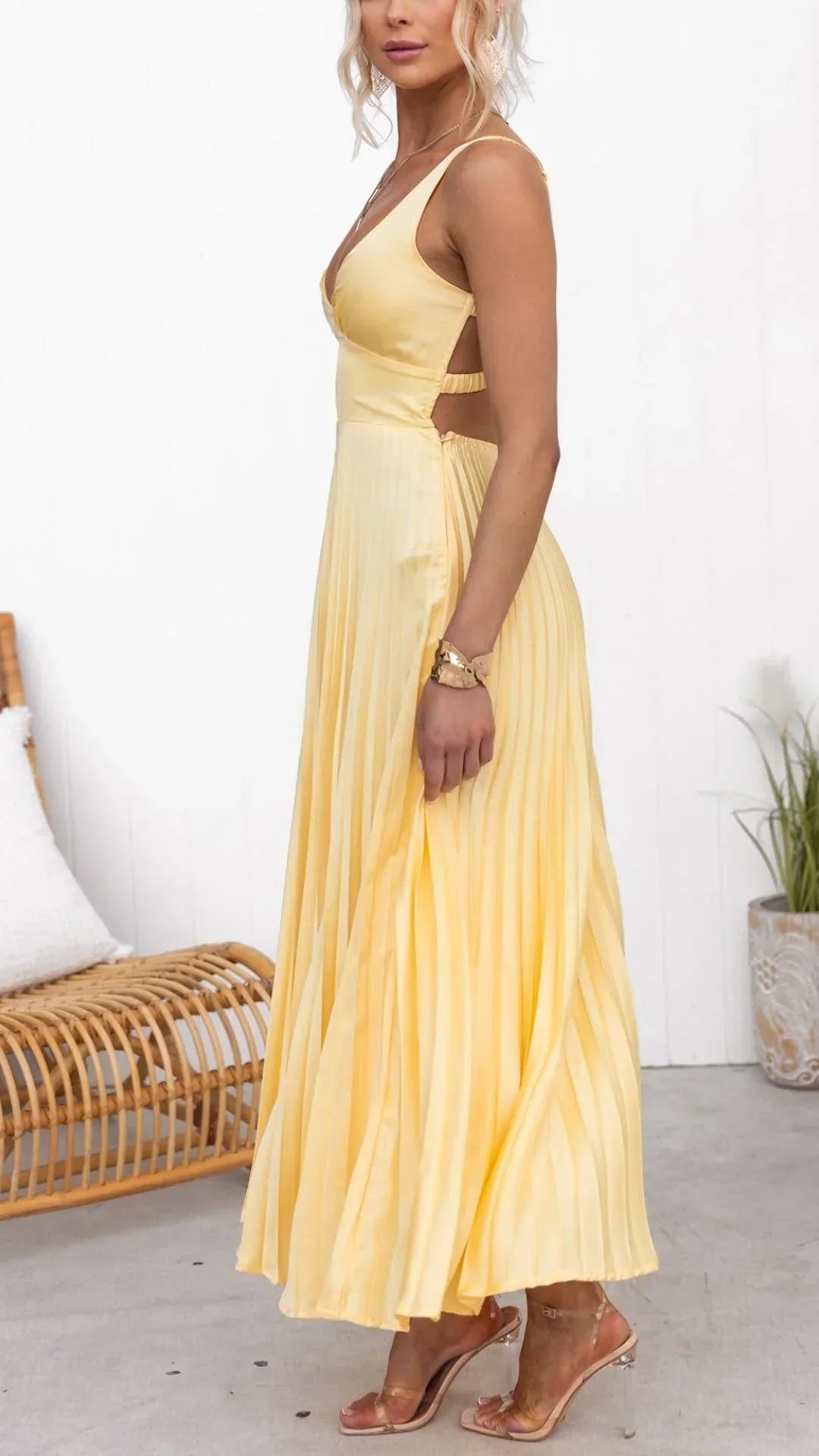 Cressida | Women’s Summer Pleated Maxi Dress