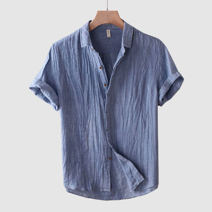 Santiago | Men’s Linen Short-Sleeve Shirt