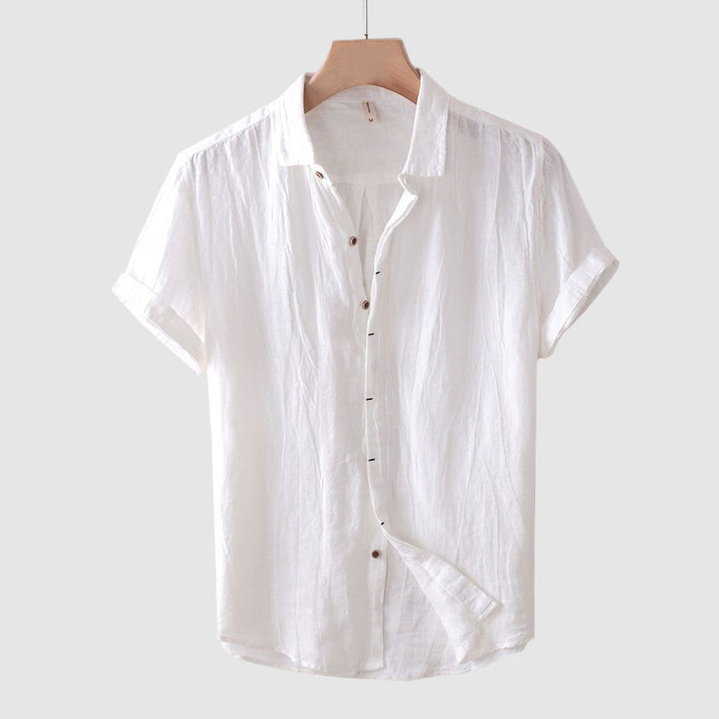 Santiago | Men’s Linen Short-Sleeve Shirt