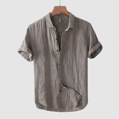 Santiago | Men’s Linen Short-Sleeve Shirt