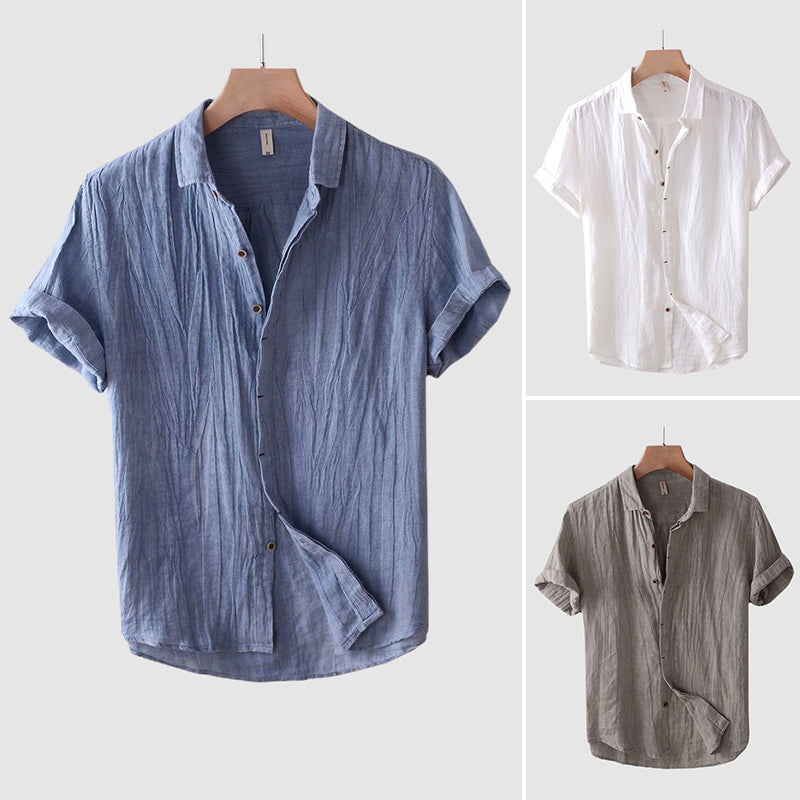 Santiago | Men’s Linen Short-Sleeve Shirt