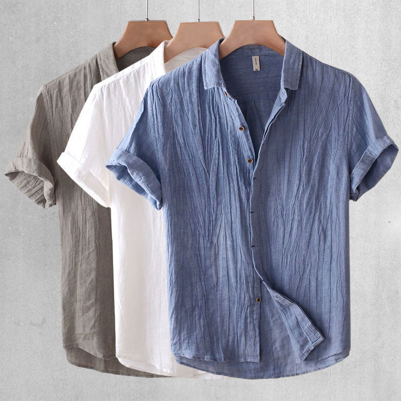 Santiago | Men’s Linen Short-Sleeve Shirt