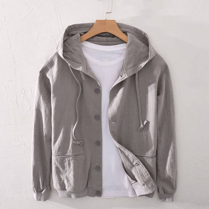 Adam | Men’s Cotton-Blend Hooded Jacket
