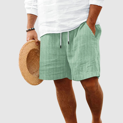 Wesley | Men’s Sunset Striped Drawstring Shorts
