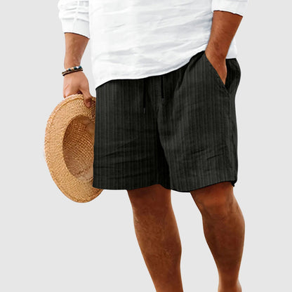 Wesley | Men’s Sunset Striped Drawstring Shorts