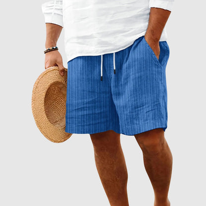 Wesley | Men’s Sunset Striped Drawstring Shorts