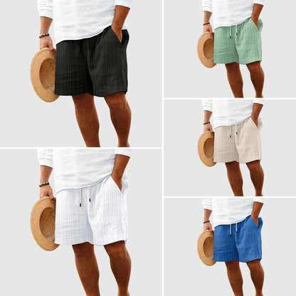 Wesley | Men’s Sunset Striped Drawstring Shorts