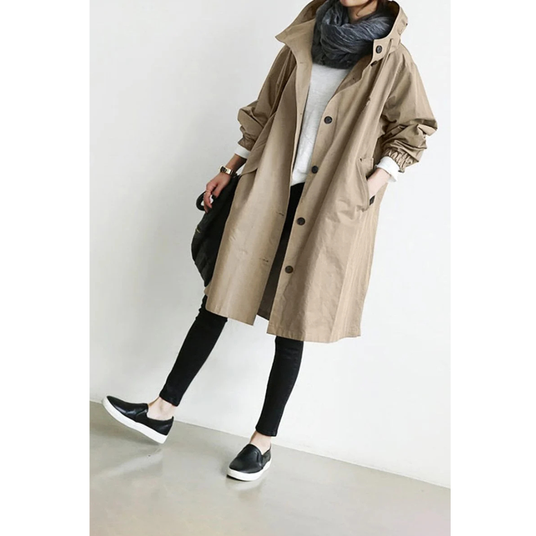 Zelina | Women’s Longline Trench Coat