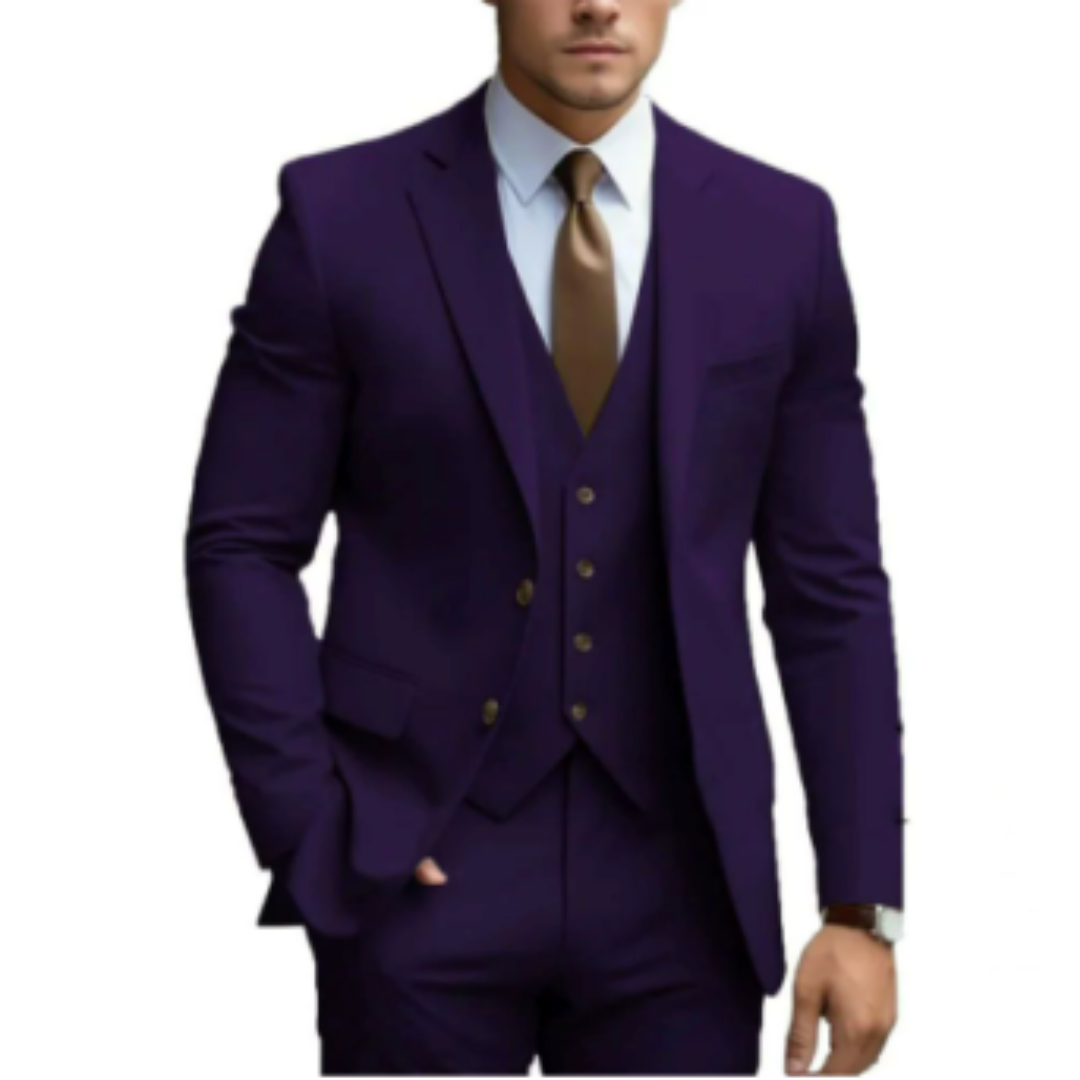 Zavier | Men’s Three‑Piece Formal Guest Suit