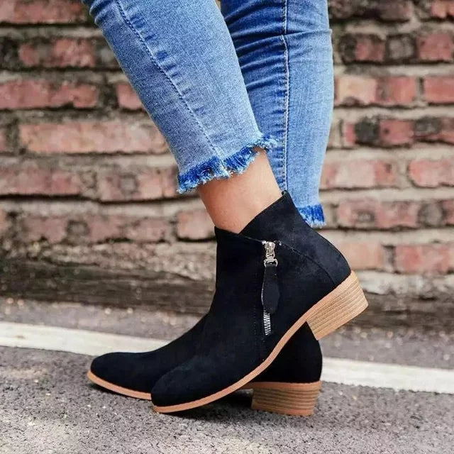 Aadhya | Women’s Orthopedic Leather Ankle Boots