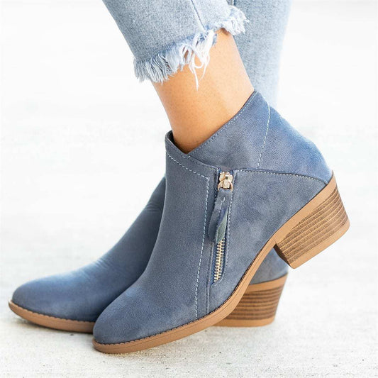 Aadhya | Women’s Orthopedic Leather Ankle Boots