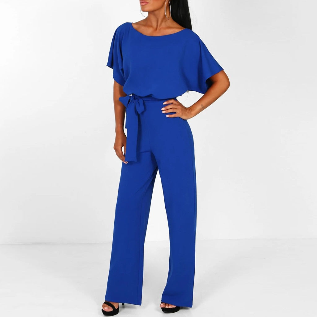Zyana | Women’s Elegant Navy Jumpsuit