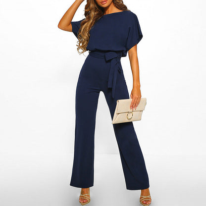 Zyana | Women’s Elegant Navy Jumpsuit