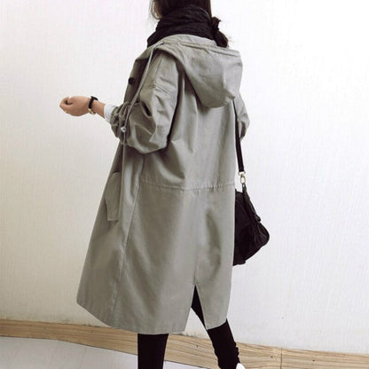 Wolff | Women’s Long Hooded Trench Coat