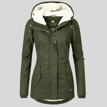 Christin | Women’s Long Waterproof Winter Coat with Hood
