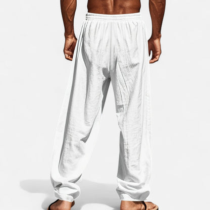 Arvenor | Men’s Linen-Blend Wide-Leg Pants