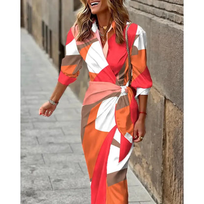 Vespera | Women’s Printed Wrap Dress