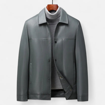 Sterling | Men’s Polo Leather Coat