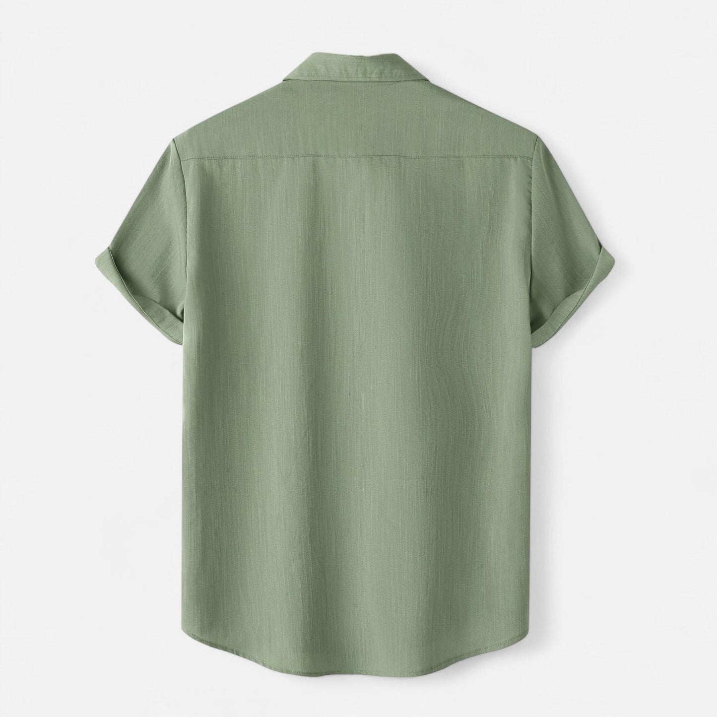 Alessio | Men’s Casual Brown Short-Sleeve Shirt