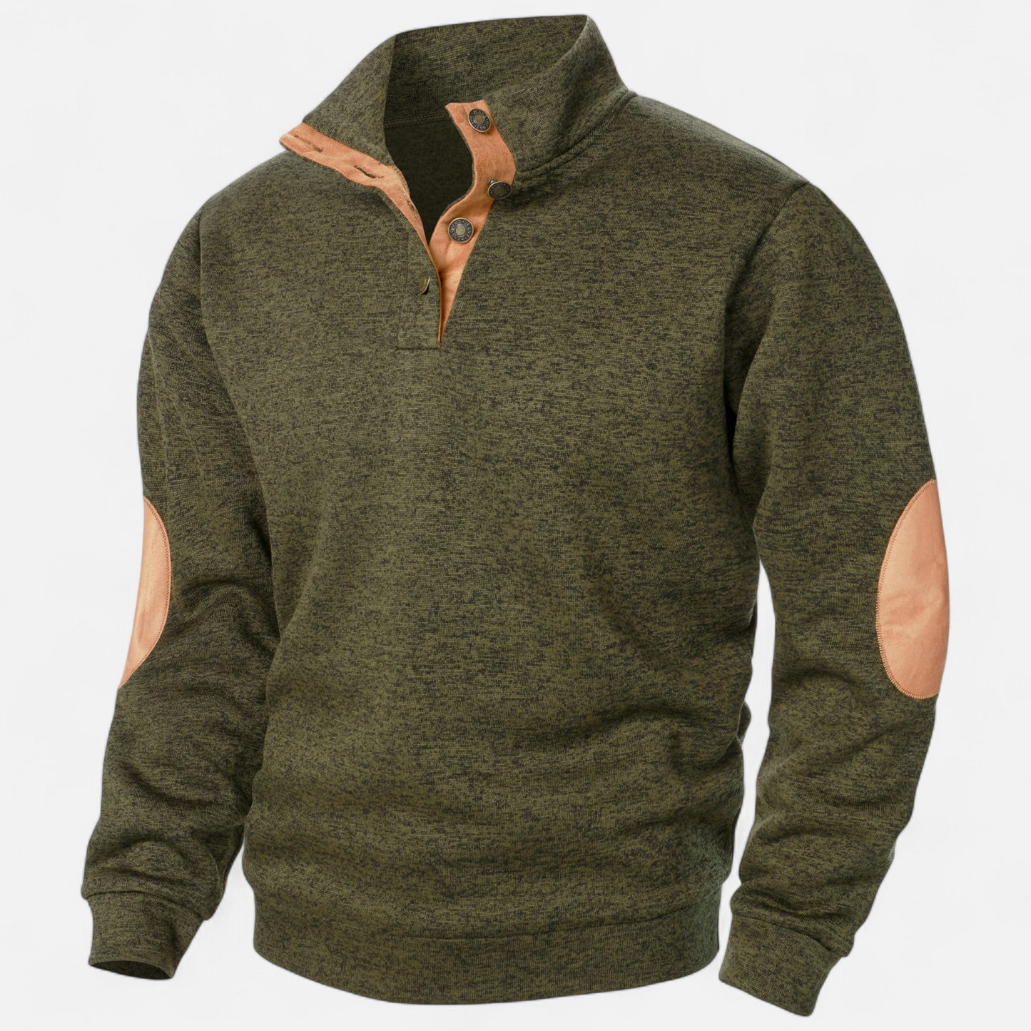 Corvane | Men’s Stand-Up Collar Knitted Sweater