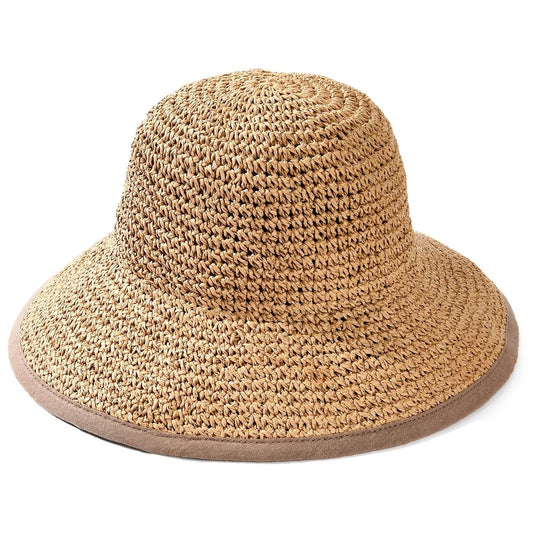 Zaylia | Women’s Summer Straw Hat – Foldable Wide Brim & UV Protection