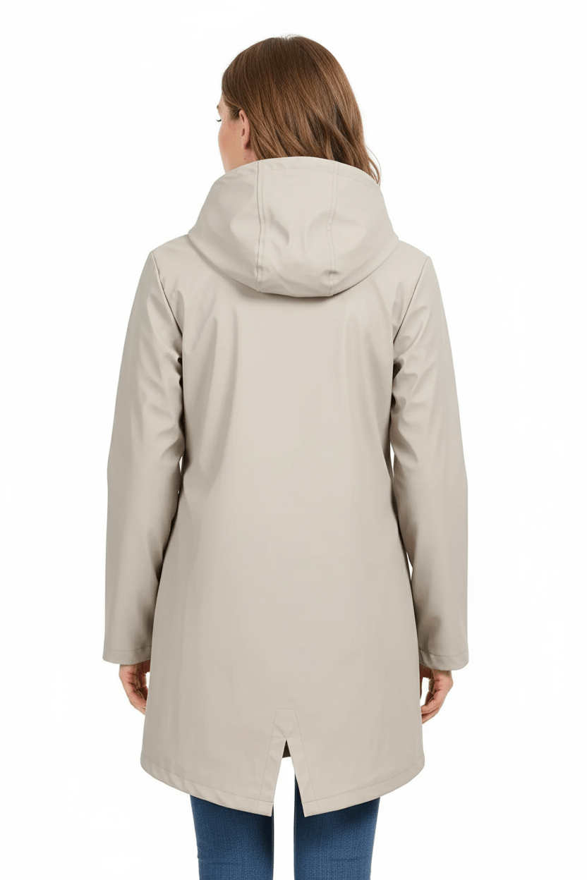 Zerina | Women’s Waterproof Fleece‑Lined Hooded Trench Coat