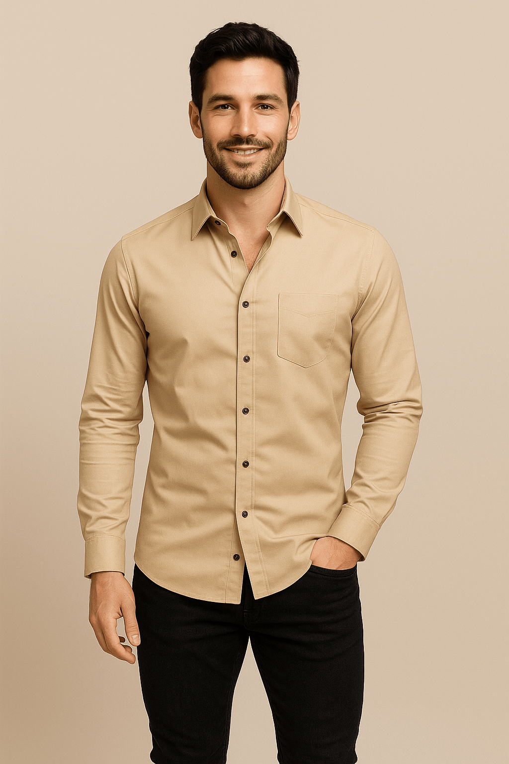 Yardley | Men’s Long‑Sleeve Breathable Stretch Shirt