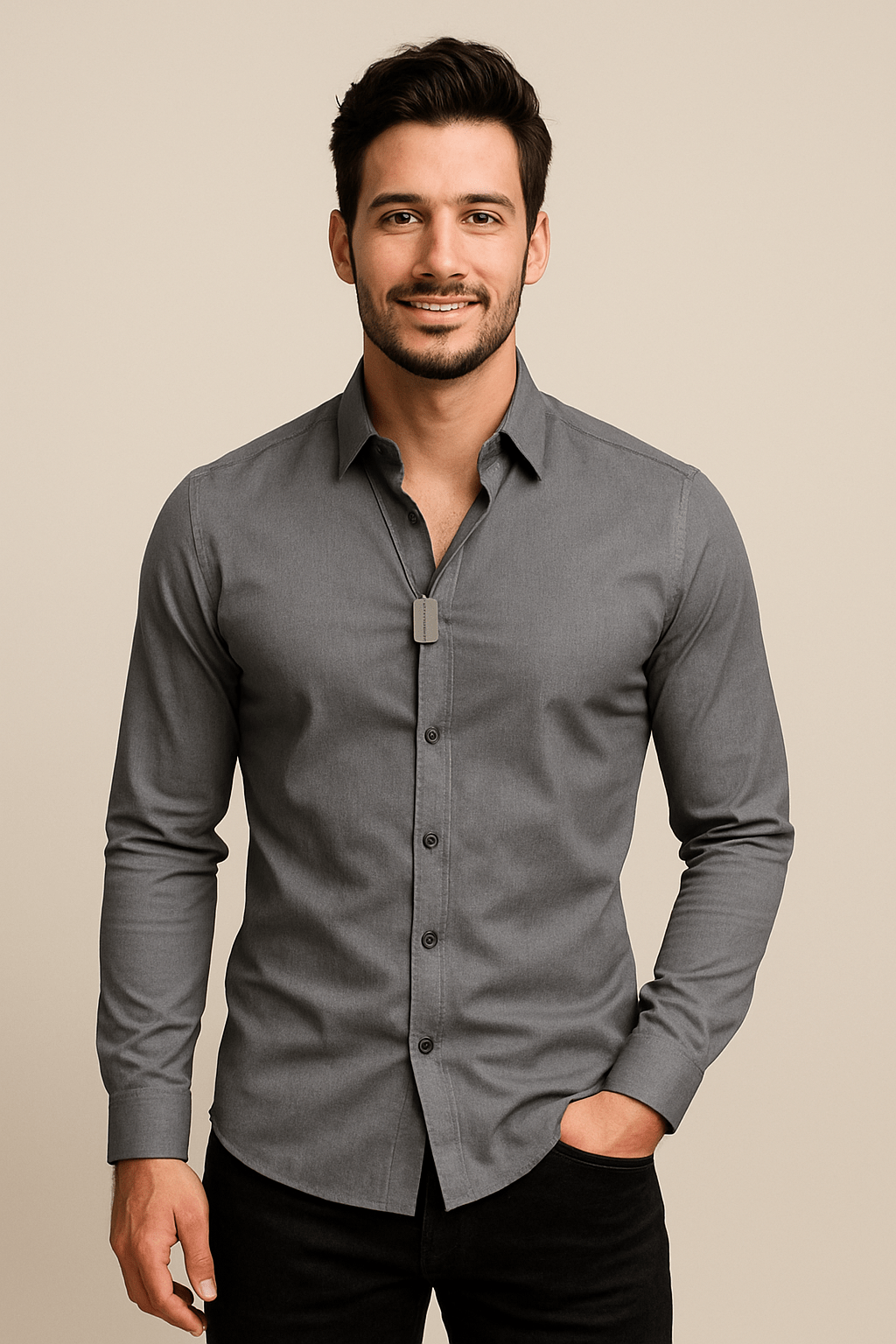Yardley | Men’s Long‑Sleeve Breathable Stretch Shirt