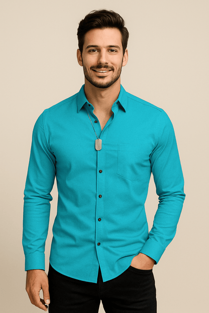 Yardley | Men’s Long‑Sleeve Breathable Stretch Shirt