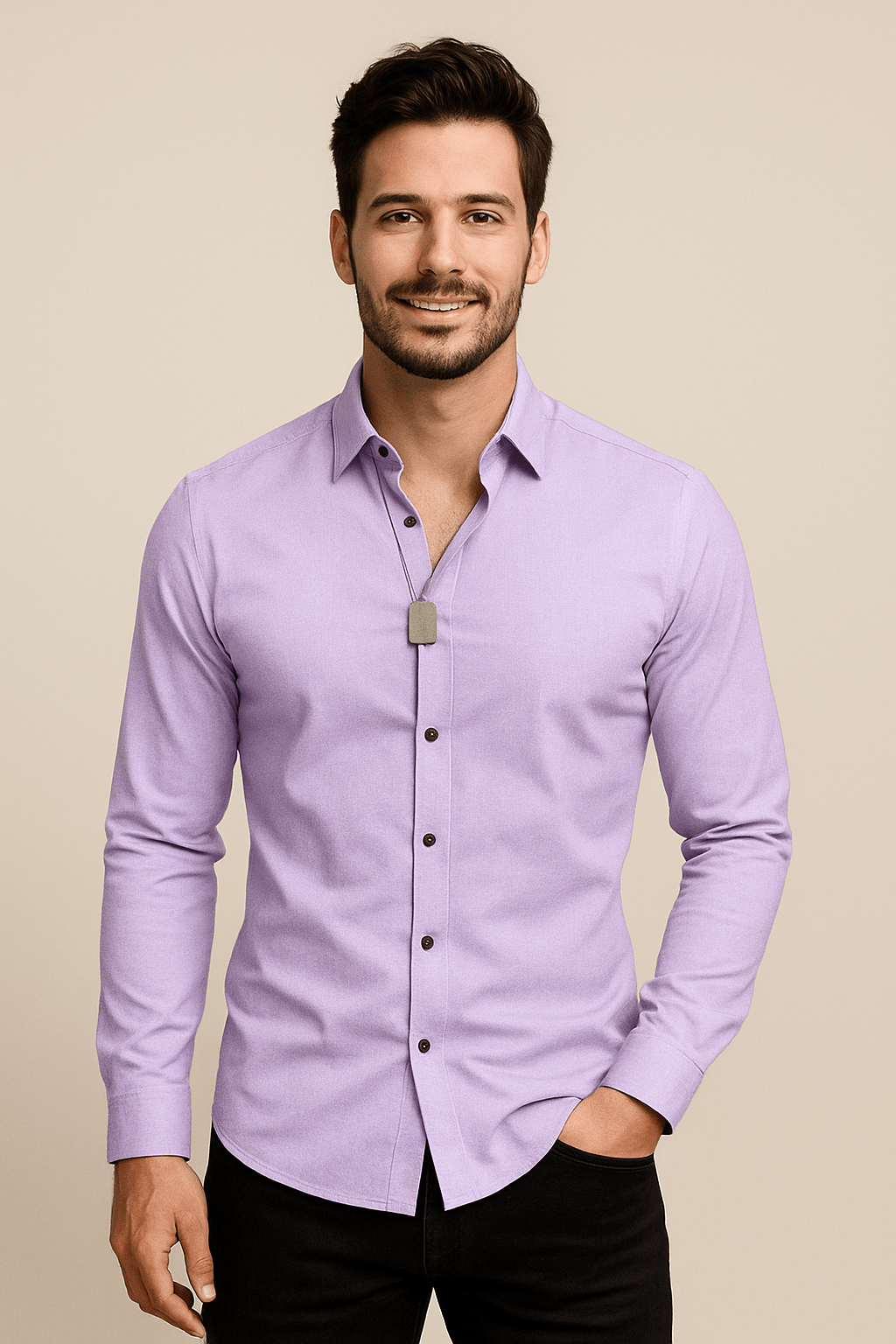 Yardley | Men’s Long‑Sleeve Breathable Stretch Shirt