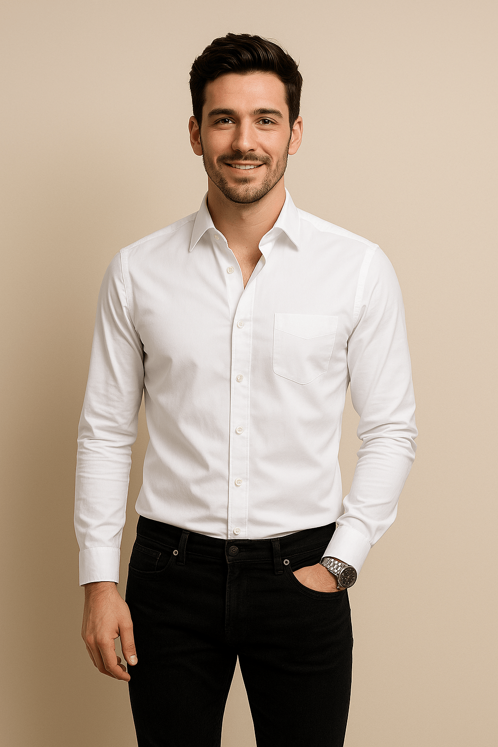 Yardley | Men’s Long‑Sleeve Breathable Stretch Shirt