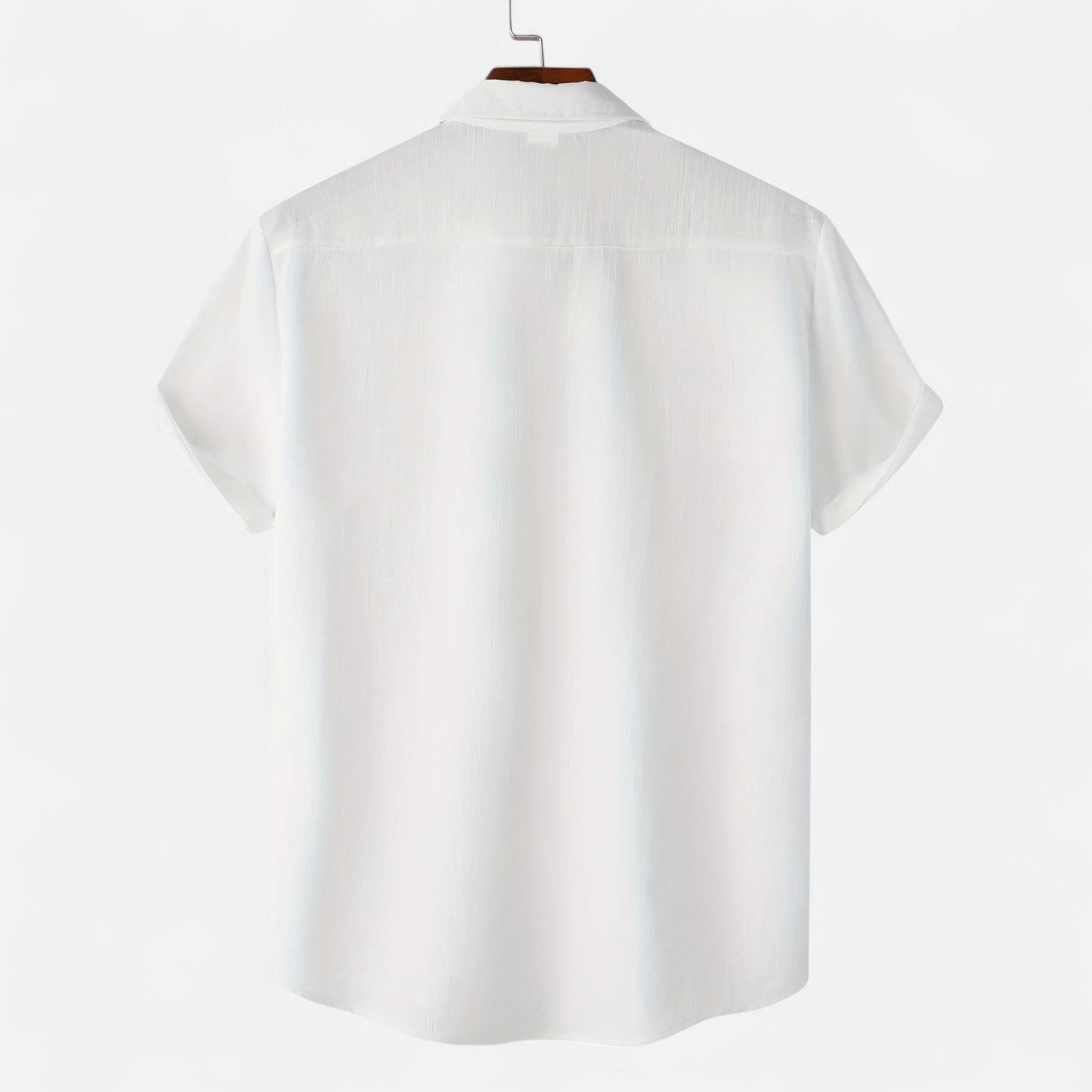 Alessio | Men’s Casual Brown Short-Sleeve Shirt