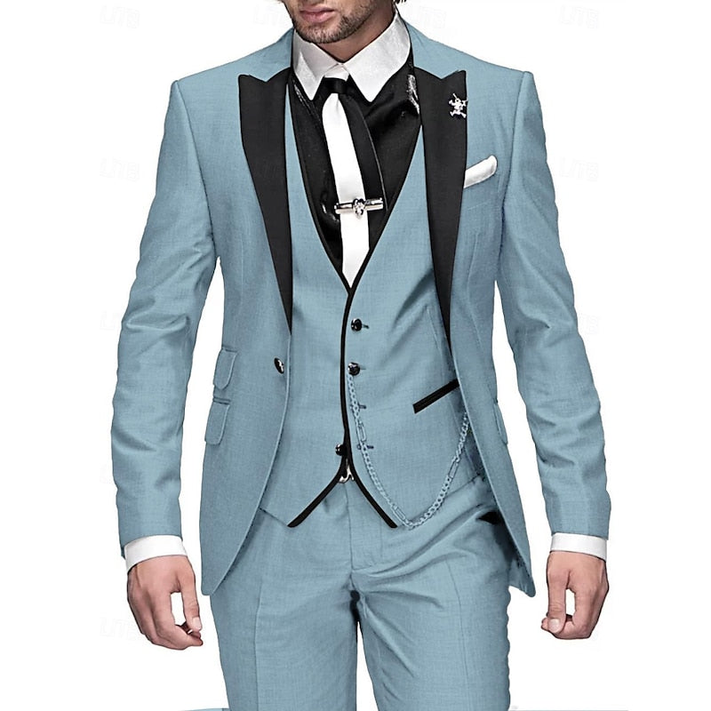 Toni | Men’s 3-Piece Linen Suit Set