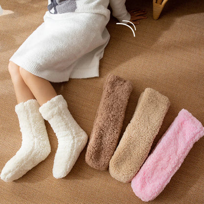 Solenne | Velvet Fleece Indoor Lounge Socks