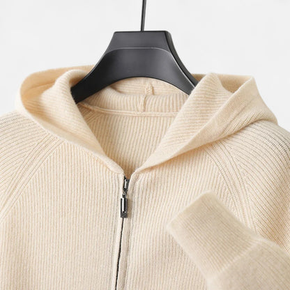 Alvion | Men’s Merino Wool Hooded Cardigan