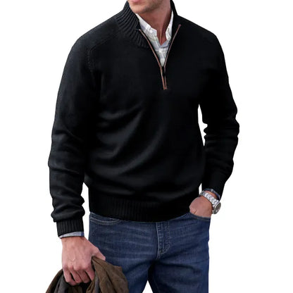 Cassian | Men’s Luxury Cashmere Zip Sweater